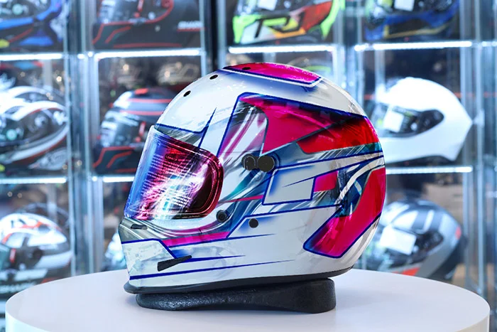 custom racing helmet